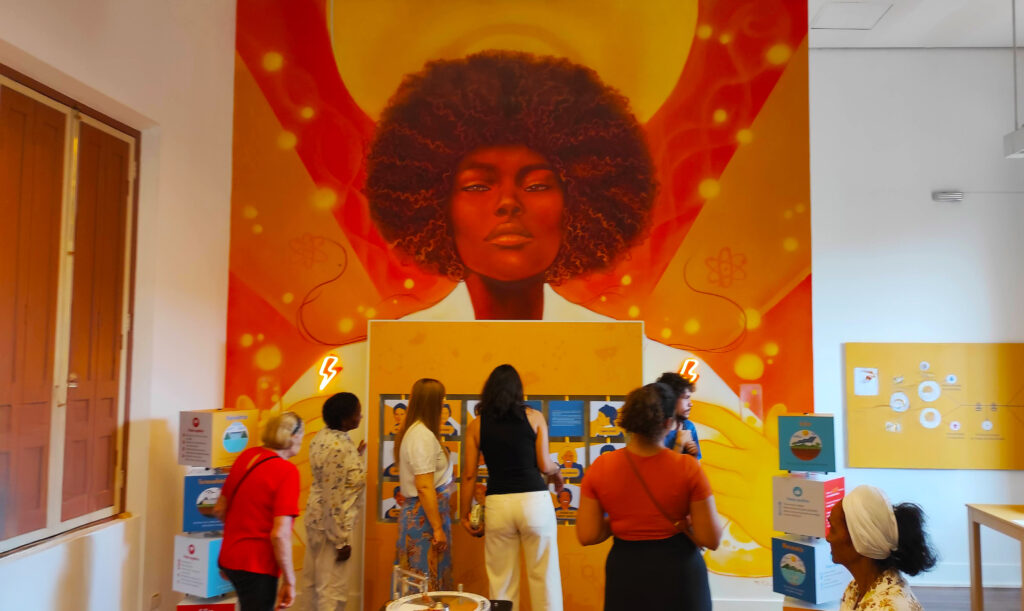 Produção e comunicação visual da exposição "Energia e Transformação", do Museu da Energia de São Paulo